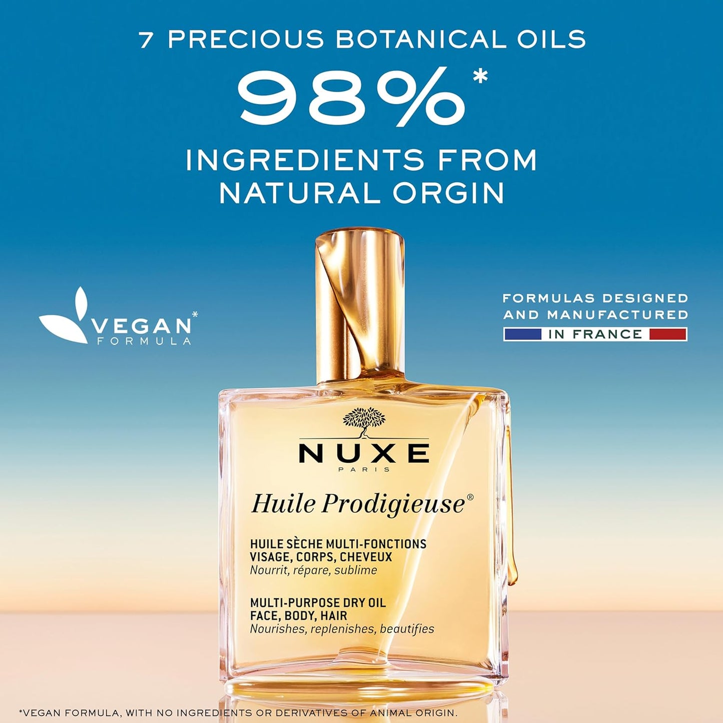Botanical Dry Oil for Radiant Skin & Hair – Nourishes, Repairs & Hydrates Multi-Purpose Glow Ritual