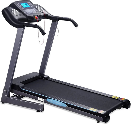 Folding Treadmill with Auto Incline – 2.5HP, 12% Max Incline, 15 Preset Programs, 8.5 MPH Speed – Compact Home Gym Cardio Machine