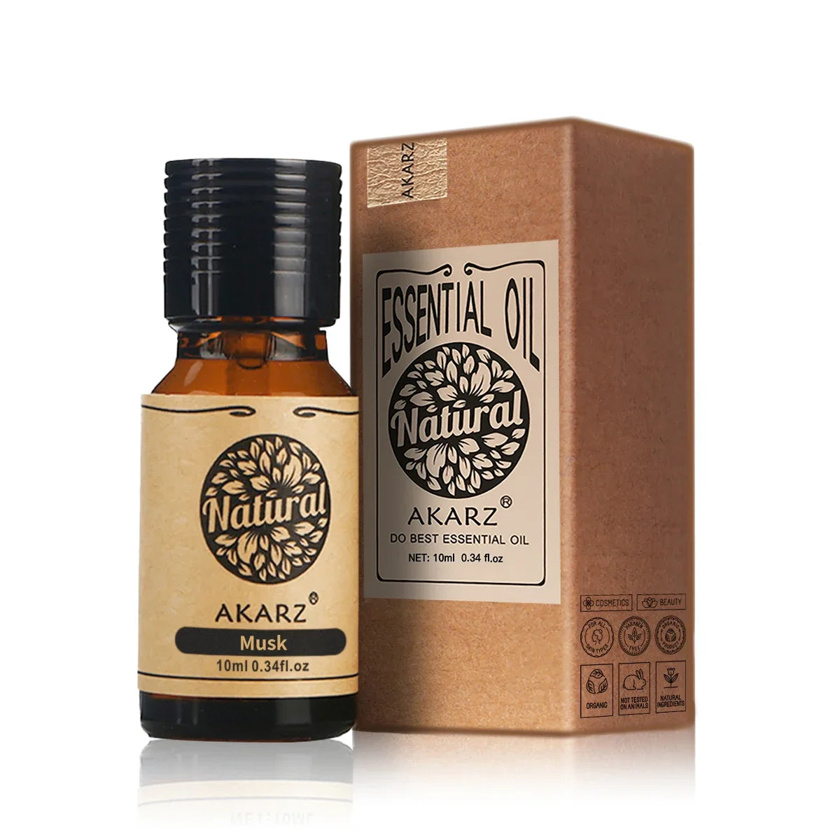 Musk Aromatherapy Oil – Calming Blend for Mood Balance & Skin Rituals  Face & Body Care Elixir