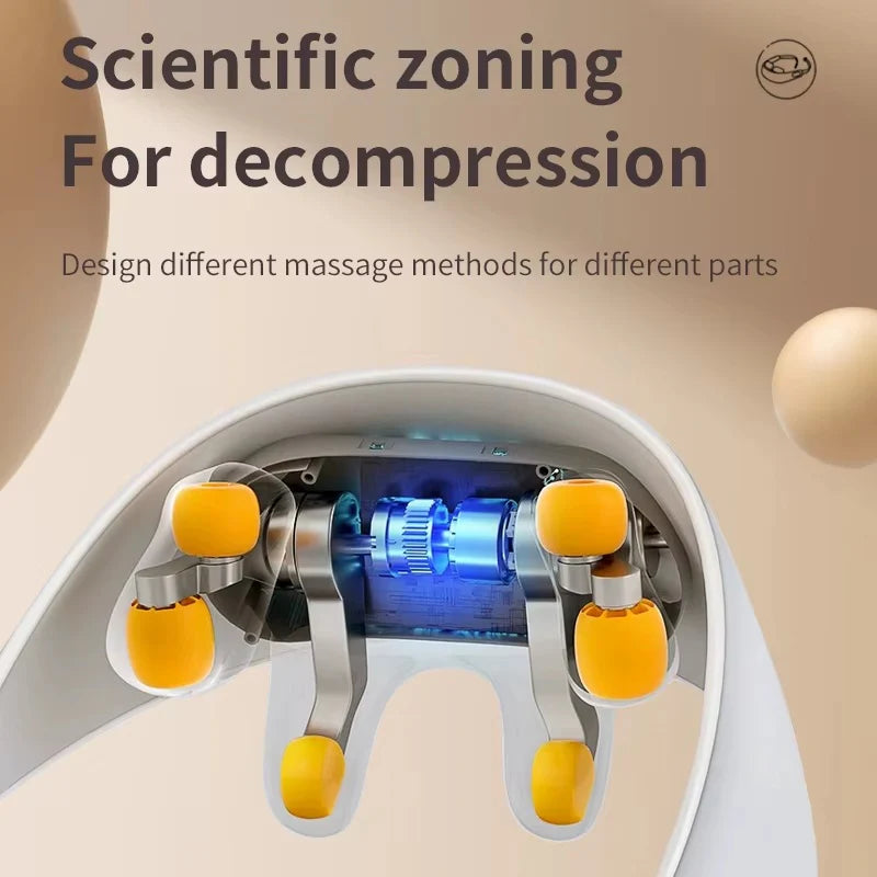 Electric Shiatsu Neck and Shoulder Massager Pillow